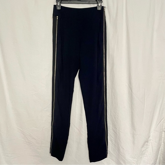 A.L.C. Andrea Lieberman Zipper SMITH Navy Trousers size 2 - Picture 5 of 7